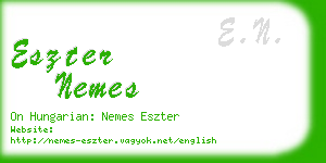 eszter nemes business card
